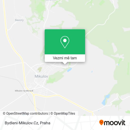 Bydleni-Mikulov.Cz mapa