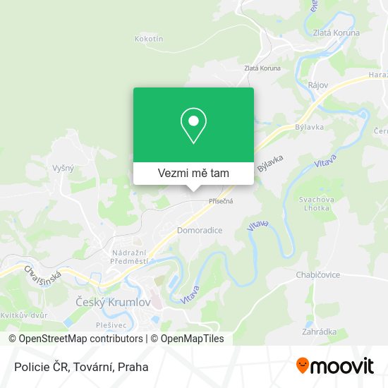 Policie ČR, Tovární mapa