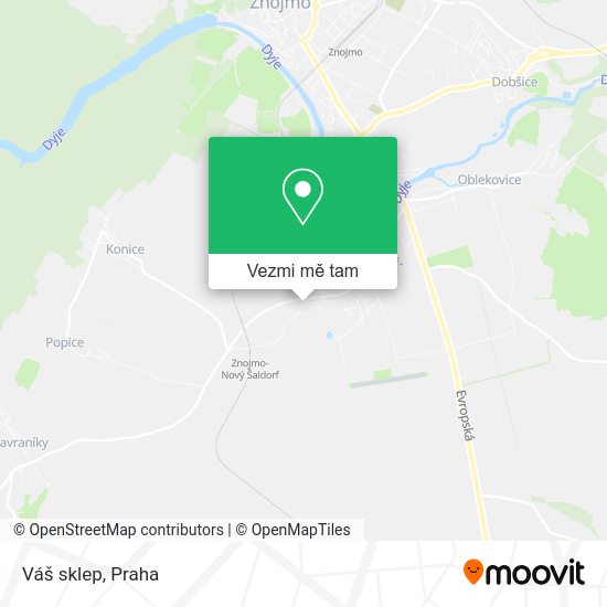 Váš sklep mapa