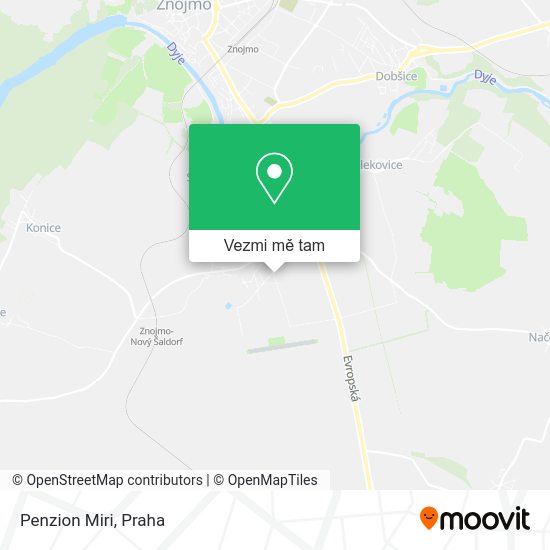 Penzion Miri mapa