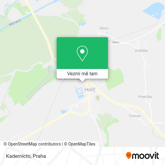 Kadernícto mapa