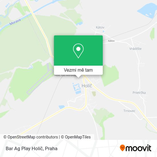 Bar Ag Play Holíč mapa