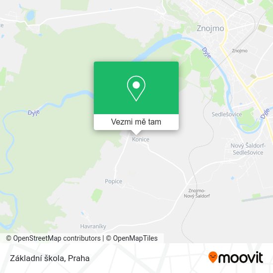 Základní škola mapa