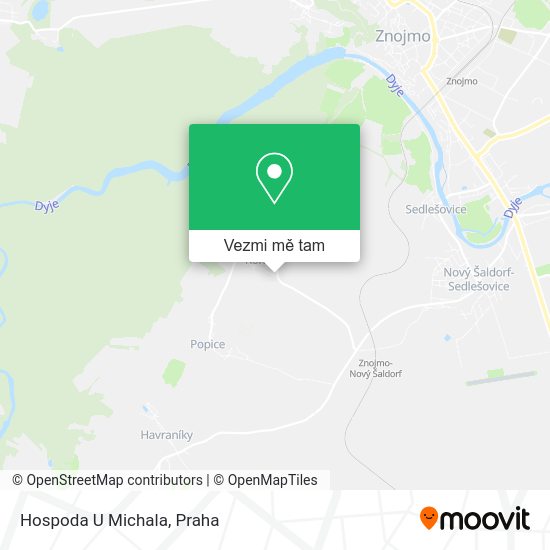 Hospoda U Michala mapa