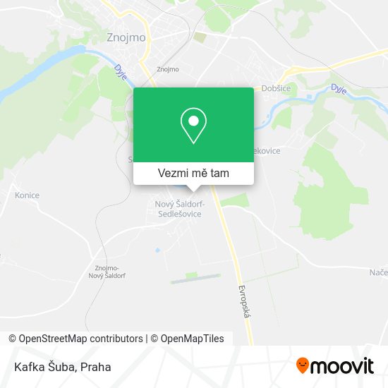 Kafka Šuba mapa