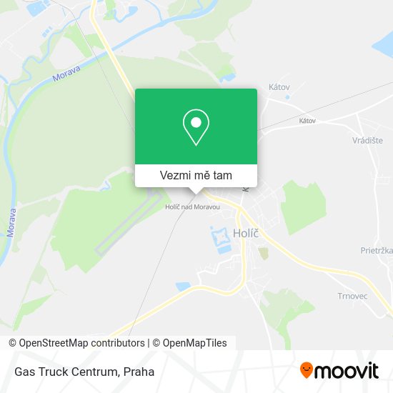 Gas Truck Centrum mapa