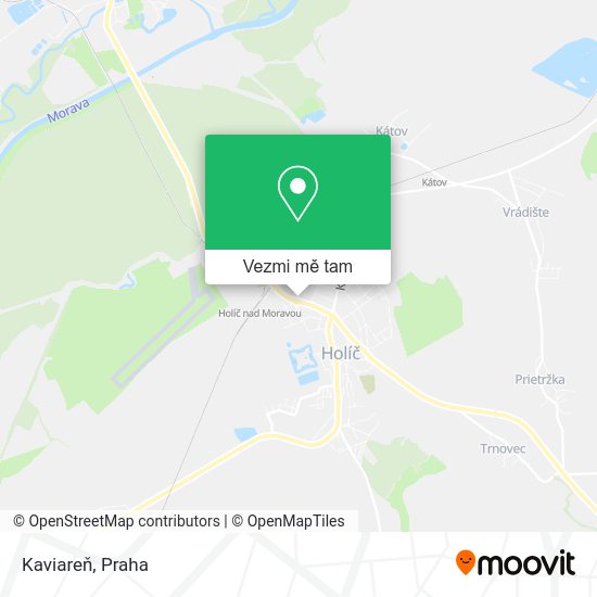 Kaviareň mapa