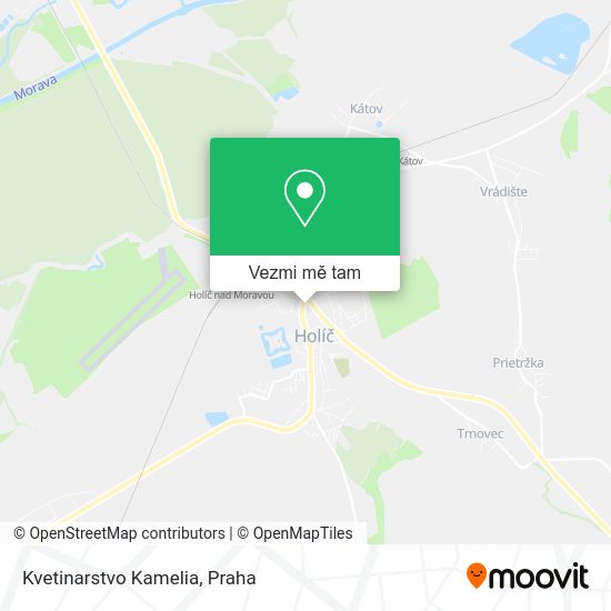Kvetinarstvo Kamelia mapa