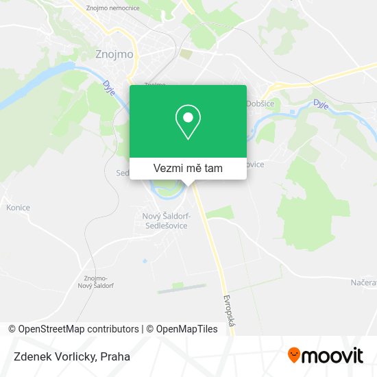 Zdenek Vorlicky mapa