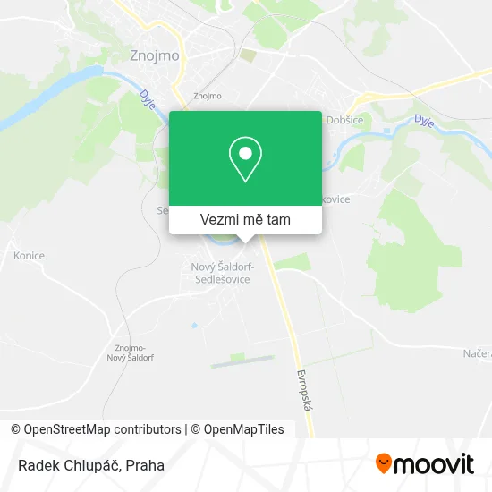 Radek Chlupáč mapa