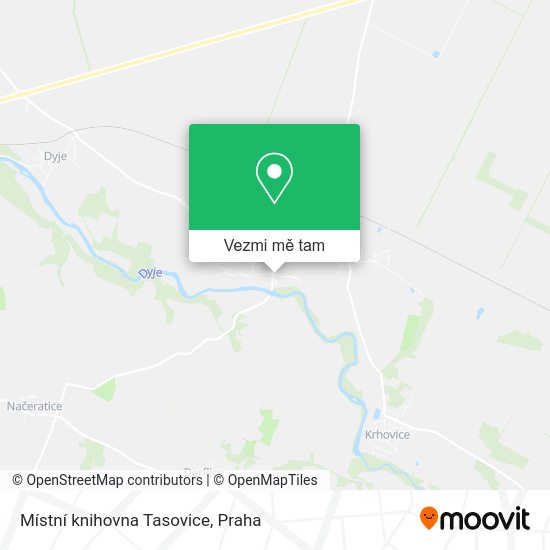 Místní knihovna Tasovice mapa