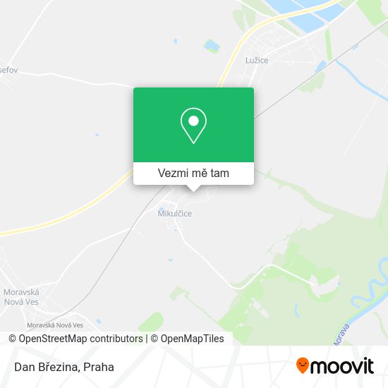 Dan Březina mapa