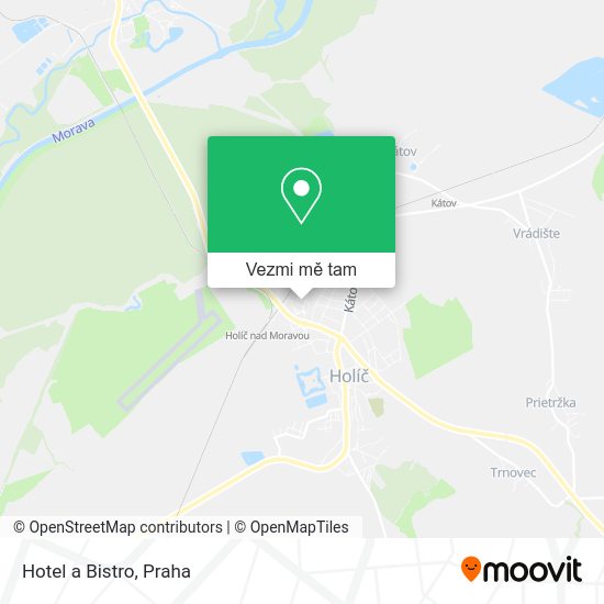 Hotel a Bistro mapa