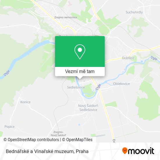 Bednářské a Vinařské muzeum mapa