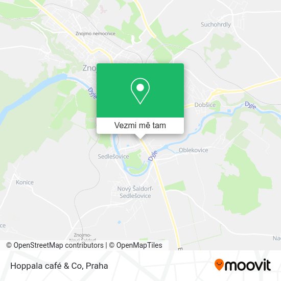 Hoppala café & Co mapa