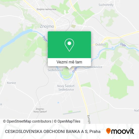 CESKOSLOVENSKA OBCHODNI BANKA A S mapa