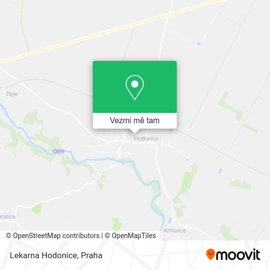Lekarna Hodonice mapa