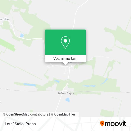 Letní Sídlo mapa