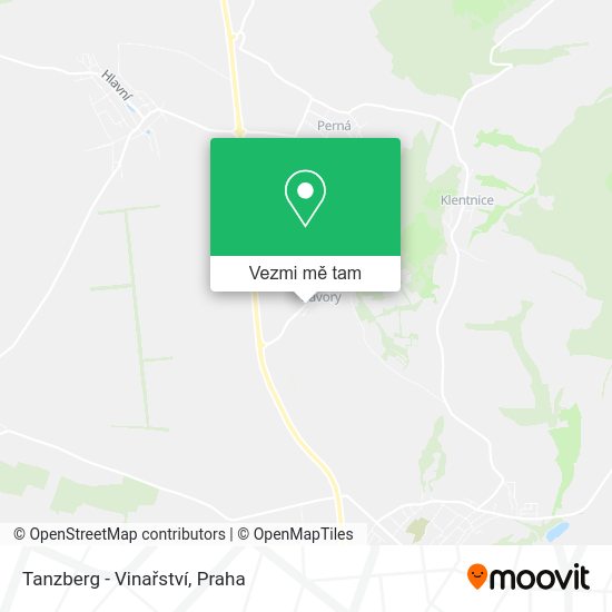 Tanzberg - Vinařství mapa