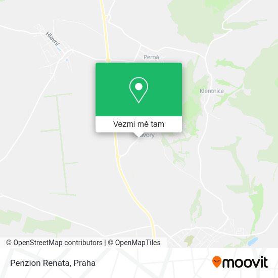 Penzion Renata mapa
