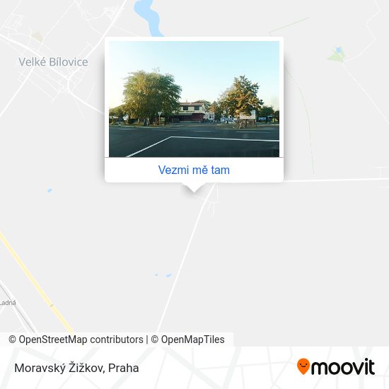 Moravský Žižkov mapa