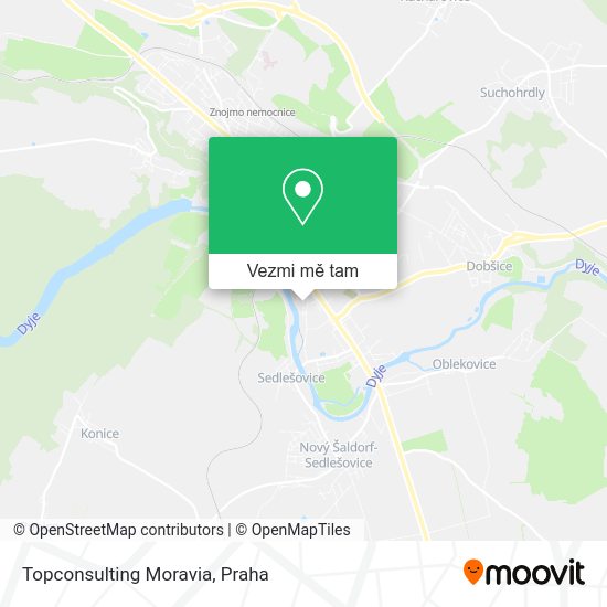 Topconsulting Moravia mapa