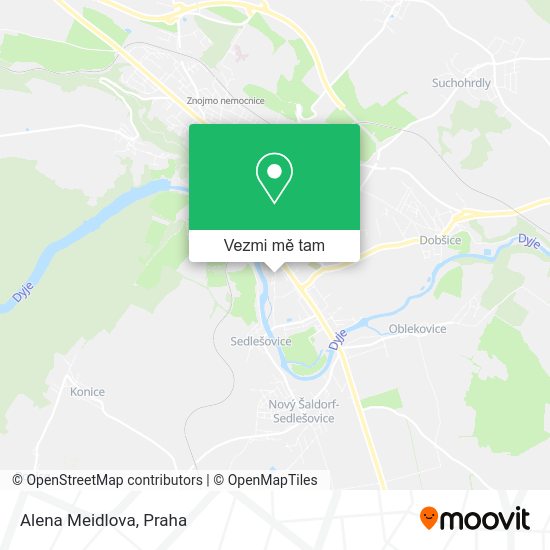 Alena Meidlova mapa