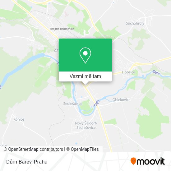 Dům Barev mapa