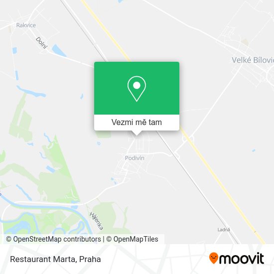 Restaurant Marta mapa