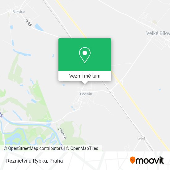 Reznictvi u Rybku mapa