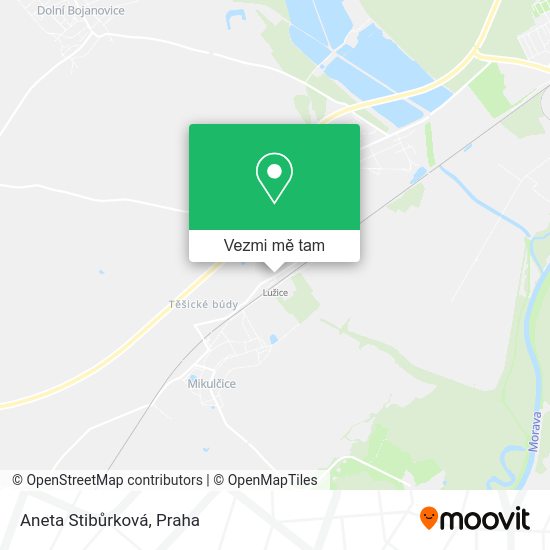 Aneta Stibůrková mapa