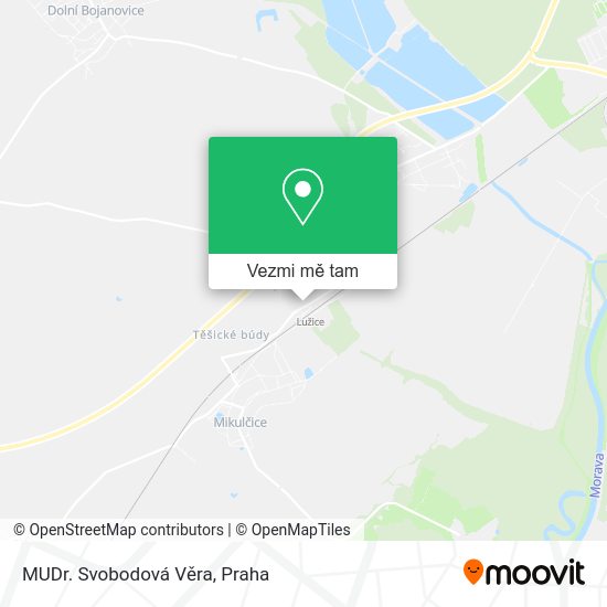 MUDr. Svobodová Věra mapa