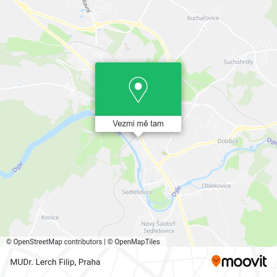 MUDr. Lerch Filip mapa