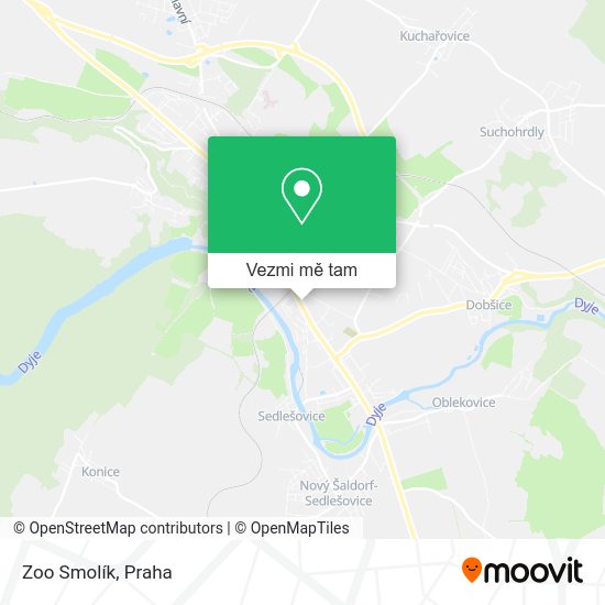 Zoo Smolík mapa