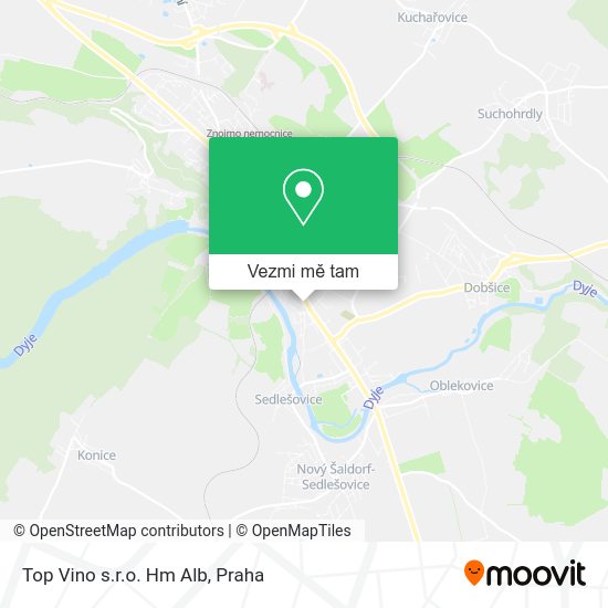 Top Vino s.r.o. Hm Alb mapa