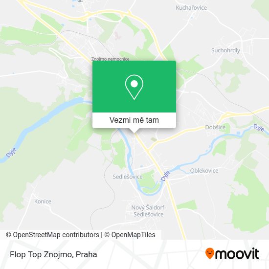Flop Top Znojmo mapa
