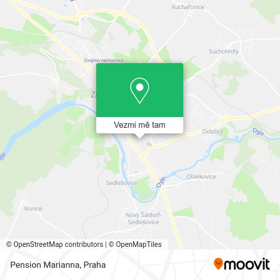 Pension Marianna mapa