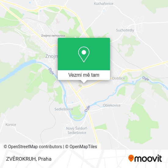ZVĚROKRUH mapa