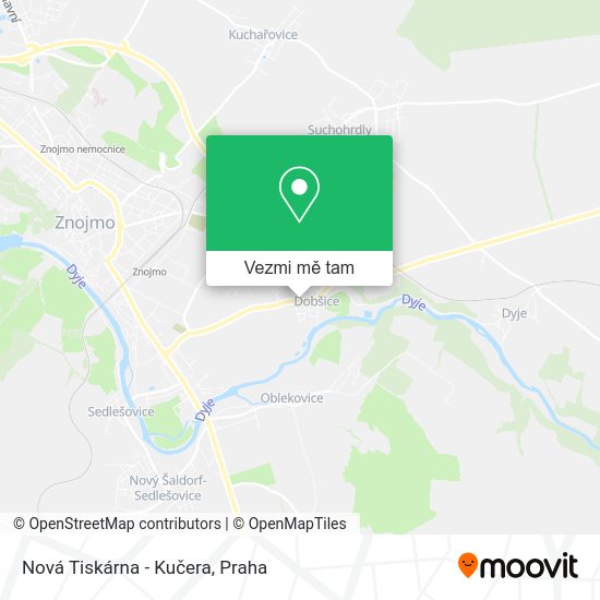 Nová Tiskárna - Kučera mapa