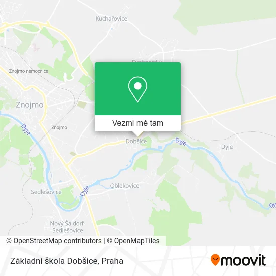 Základní škola Dobšice mapa