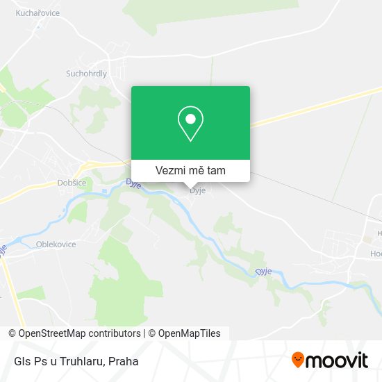Gls Ps u Truhlaru mapa