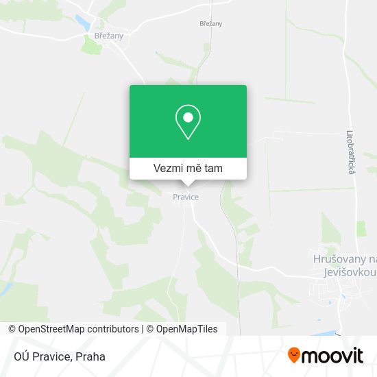 OÚ Pravice mapa