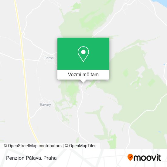 Penzion Pálava mapa