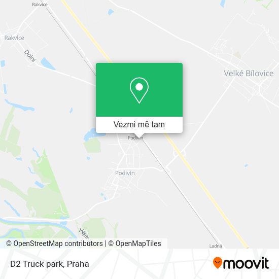 D2 Truck park mapa