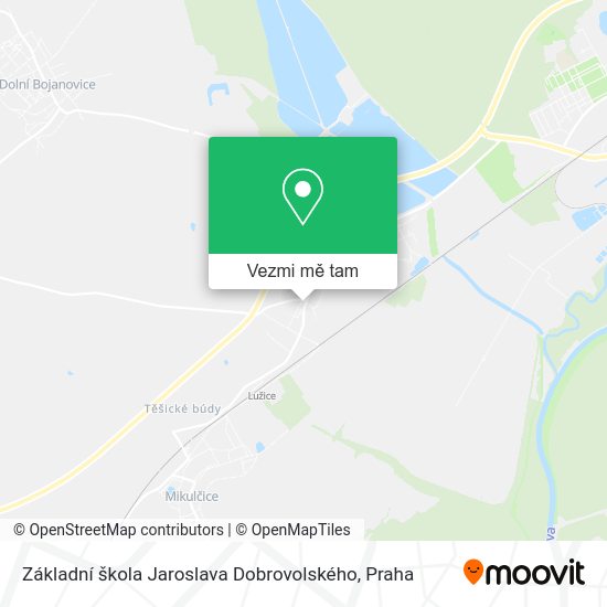 Základní škola Jaroslava Dobrovolského mapa