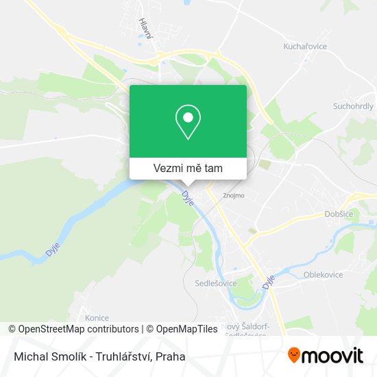 Michal Smolík - Truhlářství mapa