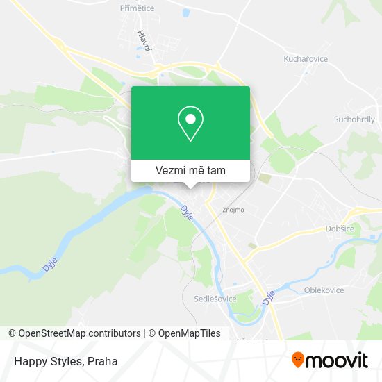 Happy Styles mapa