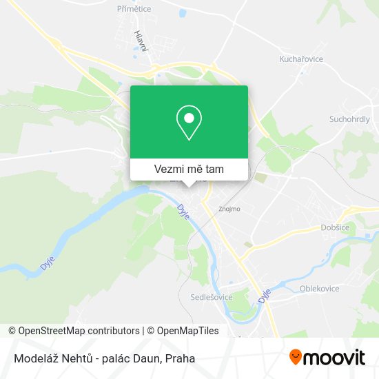 Modeláž Nehtů - palác Daun mapa