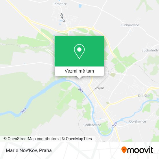 Marie Nov'Kov mapa