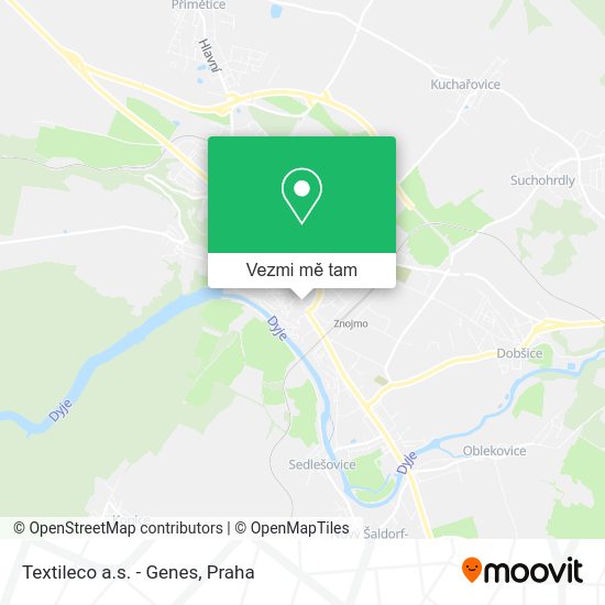 Textileco a.s. - Genes mapa